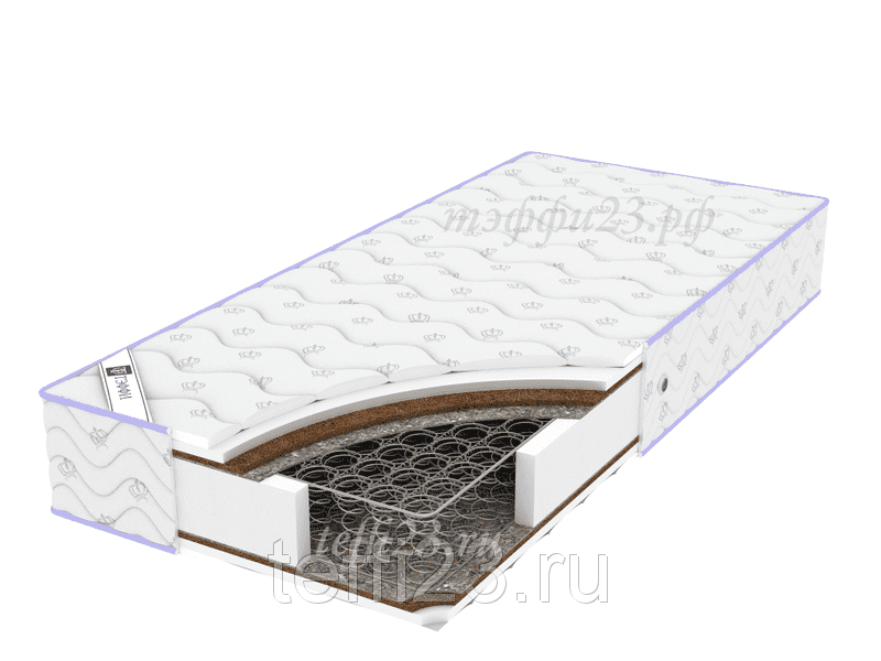 матрас на пружинном блоке боннель кокос сезон в Новороссийске