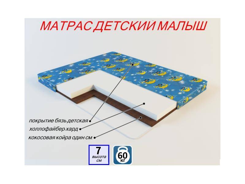 матрас детский малыш в Новороссийске