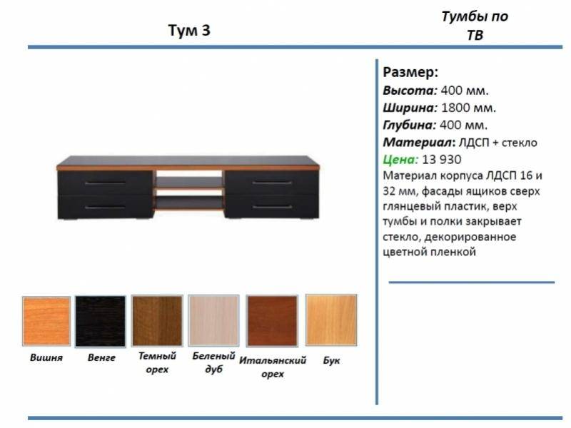тумба под тв тум 3 в Новороссийске