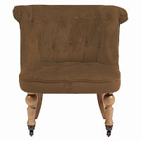 кресло amelie french country chair коричневое в Новороссийске