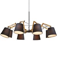 подвесная люстра arte lamp pinoccio a5700lm-8bk в Новороссийске