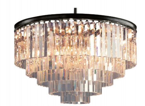 люстра odeon 5 rings черное основание в Новороссийске