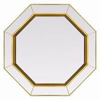 зеркало золотое венецианское восьмиугольное espresso gold в Новороссийске