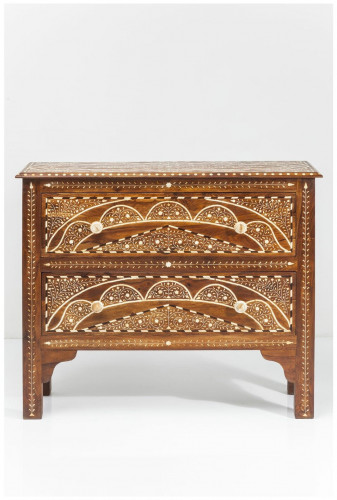kare design комод sherazade, коллекция "шахерезада", ручная работа 100,5*85*35, палисандр, верблюжья кость, коричневый в Новороссийске