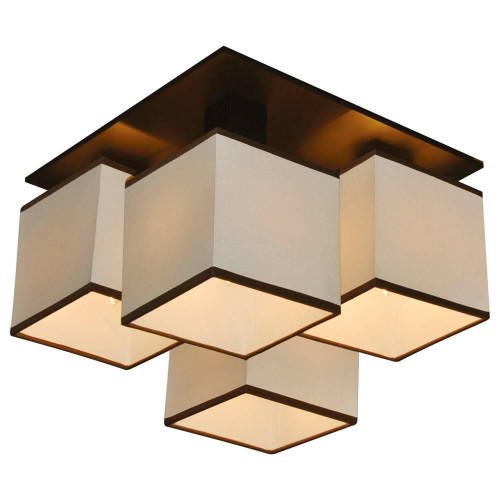 потолочная люстра arte lamp quadro a4402pl-4bk в Новороссийске