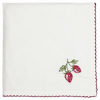 салфетка strawberry red w/embroidery в Новороссийске