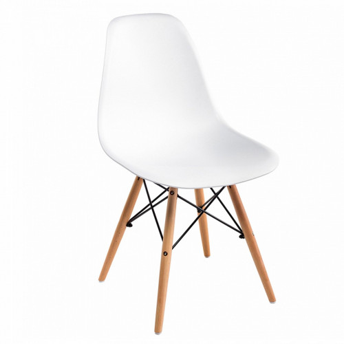 стул деревянный eames pc-015 white в Новороссийске