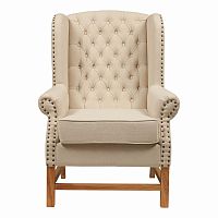 кресло мягкое с ушами french provincial armchair бежевое в Новороссийске