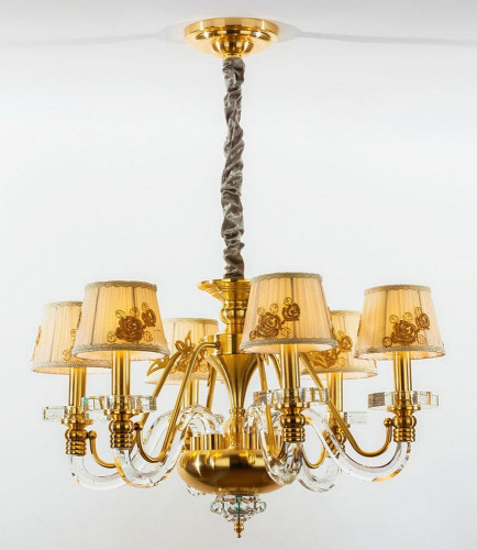 подвесная люстра idlamp domenica 402/6-ledoldbronze в Новороссийске