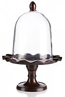 сервировочный поднос с куполом crystal dome dark в Новороссийске