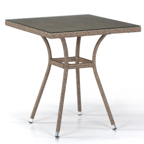 стол из иск. ротанга t282bnt-w56-70x70 light brown в Новороссийске