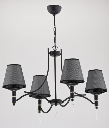 подвесная люстра alfa abil black silver 22964 в Новороссийске