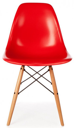 стул классический dsw красный (eames style) в Новороссийске