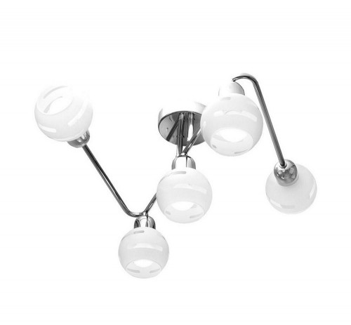 потолочная люстра idlamp agostina 361/5a-whitechrome в Новороссийске