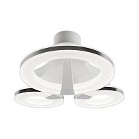 потолочный светодиодный светильник idlamp jenevra 397/3pf-ledwhitechrome в Новороссийске