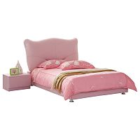 кровать pink leather kitty 120х200 в Новороссийске