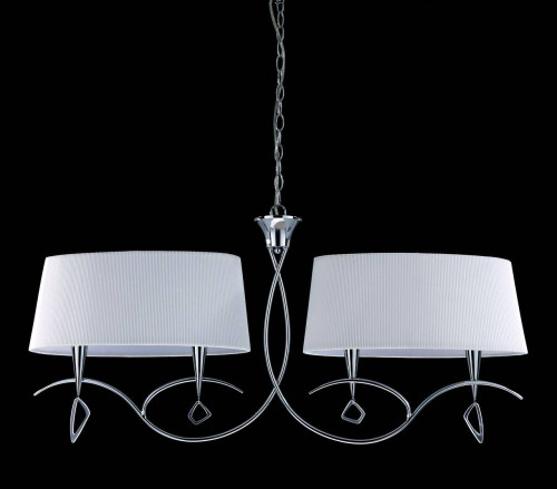 подвесная люстра mantra mara chrome - white 1642 в Новороссийске