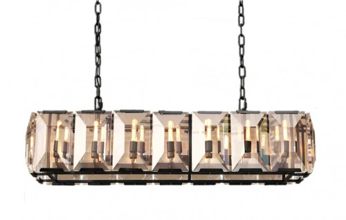 люстра harlow l100 черное основание, прозрачное стекло в Новороссийске