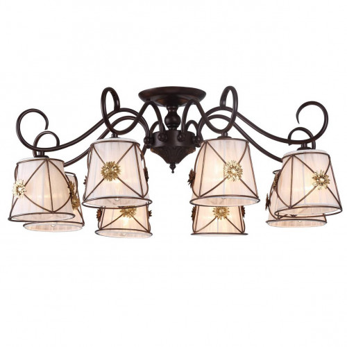 потолочная люстра arte lamp 72 a5495pl-8br в Новороссийске