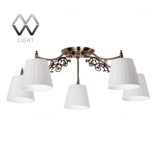 потолочная люстра mw-light моника 372011105 белая в Новороссийске
