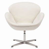 кресло swan chair кремовое в Новороссийске