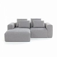 диван blok sofa 2 левый угол светло-серый от la forma (ex julia grup) в Новороссийске