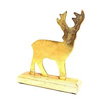 украшение декоративное golden raindeer, 22х18х5 см в Новороссийске