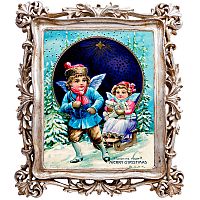 картина «с новым годом!» в раме «амели силвер», версия 22 в Новороссийске