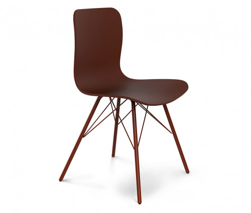 стул dsr коричневый s40 (eames style) в Новороссийске