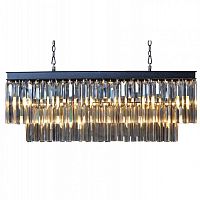 люстра odeon l80 black&glass черная, прозрачное в Новороссийске