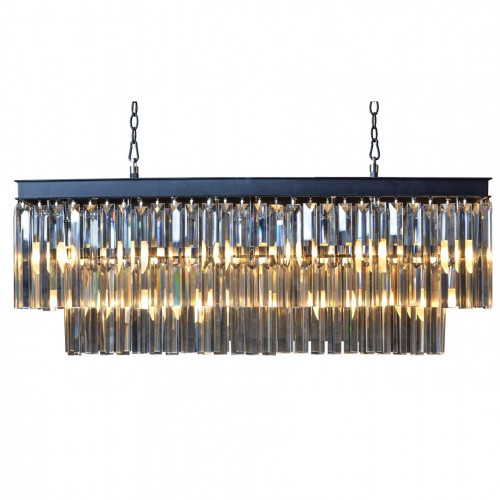 люстра odeon l80 black&glass черная, прозрачное в Новороссийске