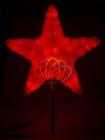 светодиодная фигура звезда красная в Новороссийске