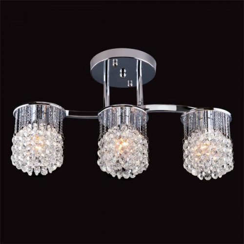 потолочная люстра eurosvet 3222/3 хром strotskis в Новороссийске