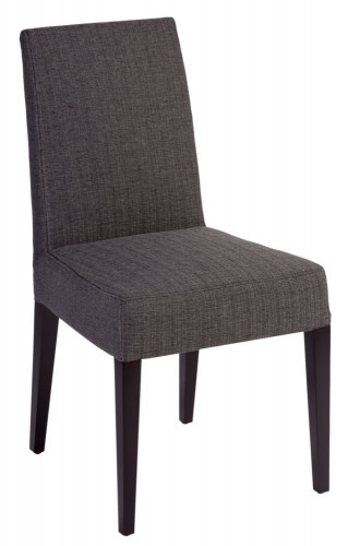 стул aylso dining chair кожа тёмно-серая в Новороссийске