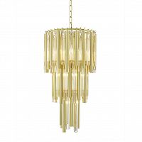 люстра gigi 7 gold от delight collection прозрачная/золото в Новороссийске
