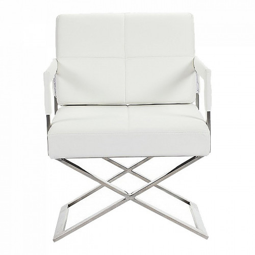 кресло aster x chair кожа белое в Новороссийске