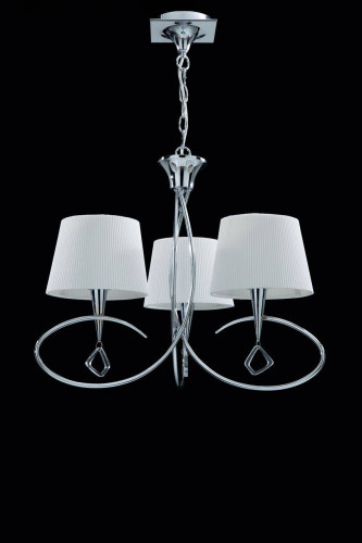 подвесная люстра mantra mara chrome - white 1640 в Новороссийске
