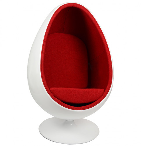 кресло ovalia egg style chair красное в Новороссийске