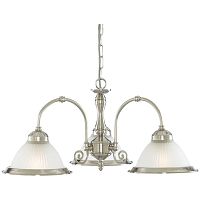 подвесная люстра arte lamp american diner a9366lm-3ss белая в Новороссийске