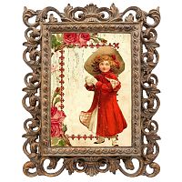 репродукция старинной рождественской гравюры in red в Новороссийске