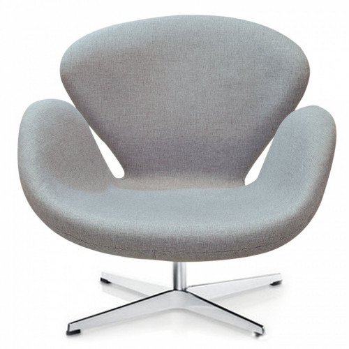 кресло swan chair темно-серое в Новороссийске