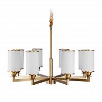 люстра brch9040-8 от delight collection белая/золото в Новороссийске