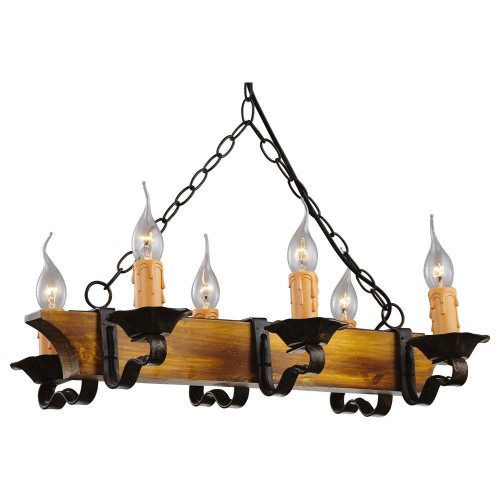 подвесная люстра arte lamp taverna a9525lm-6br в Новороссийске