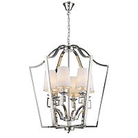 люстра presidential 6 от delight collection белая/никель в Новороссийске