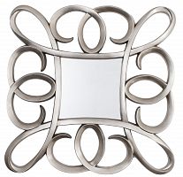 зеркало серебряное квадратное в фигурной раме silver swirl frame от rvastley в Новороссийске