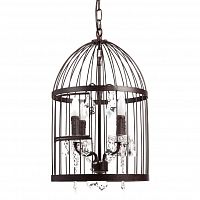 люстра vintage birdcage (51*34*54) коричневая в Новороссийске
