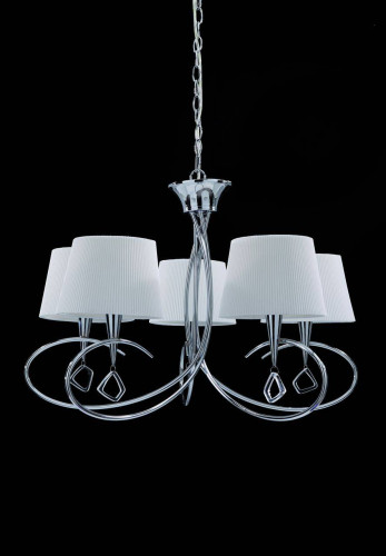 подвесная люстра mantra mara chrome - white 1641 в Новороссийске