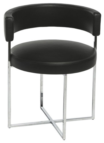 стул sirio black leather в Новороссийске