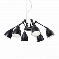 подвесная люстра ideal lux newton sp6 nero в Новороссийске