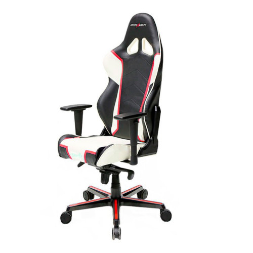 кресло геймерское dxracer racing черно-бело-красное в Новороссийске